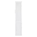 Lit mural escamotable double/grand lit avec étagères, armoire de lit escamotable peu encombrante pour chambre d'amis ou bureau à domicile