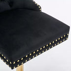 Okak 25-33 Tabourets de bar réglables en hauteur pivotants en velours, lot de 2, chaises de comptoir rembourrées pour la maison, le pub, l'îlot de cuisine