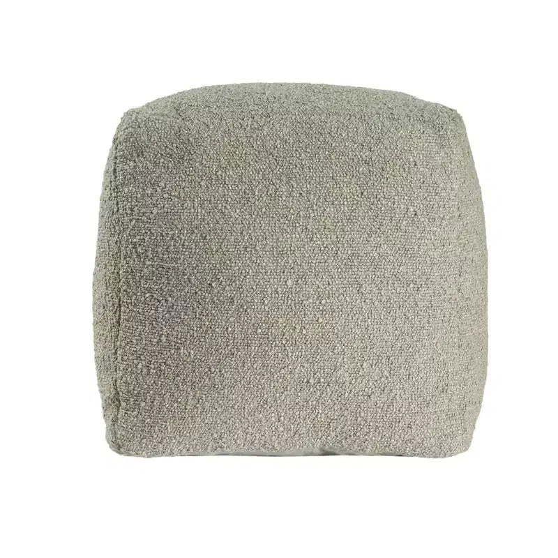 HomeRoots Pouf Ottomane en Boucle Sauge 18