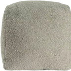 HomeRoots Pouf Ottomane en Boucle Sauge 18