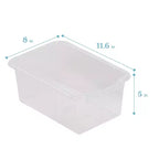 Meuble de rangement mobile ECR4Kids 10 casiers et 10 bacs à façade ouverte, 5x2, Mobilier pour enfants
