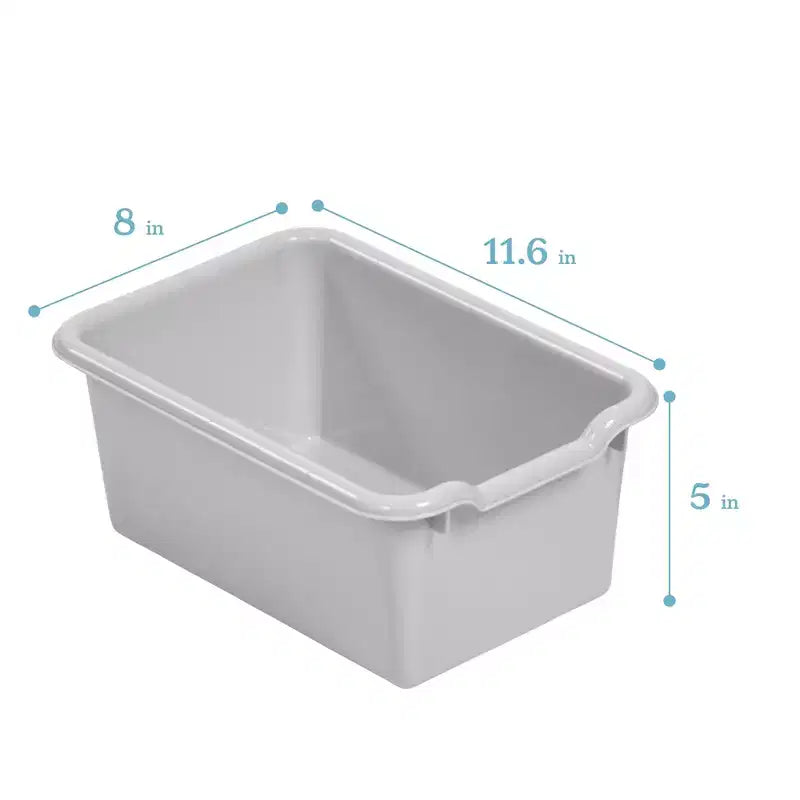 Meuble de rangement mobile ECR4Kids 10 casiers et 10 bacs à façade ouverte, 5x2, Mobilier pour enfants