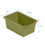 Meuble de rangement mobile ECR4Kids 10 casiers et 10 bacs à façade ouverte, 5x2, Mobilier pour enfants