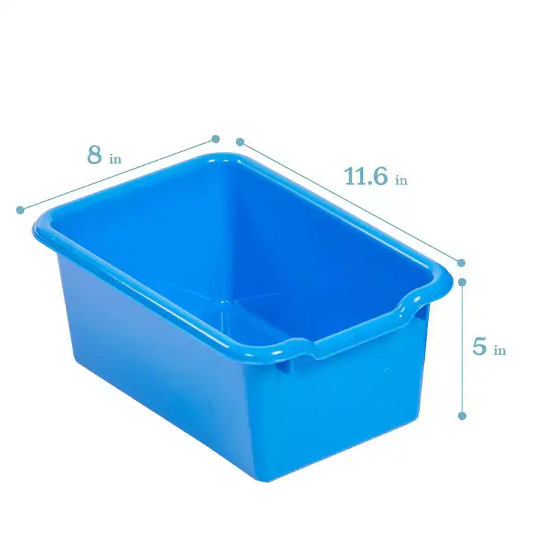 Meuble de rangement mobile ECR4Kids 10 casiers et 10 bacs à façade ouverte, 5x2, Mobilier pour enfants