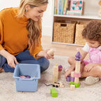 Meuble de rangement mobile ECR4Kids 10 casiers et 10 bacs à façade ouverte, 5x2, Mobilier pour enfants