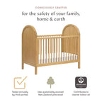Lit de bébé convertible 3-en-1 Babyletto Bondi avec kit de conversion pour lit de tout-petit
