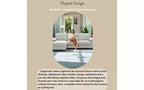 Canapé d'angle modulable moderne en velours Cleo 105,5 po à 4 places GDFStudio