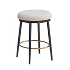 Okak 24.75 Tabourets de Bar Modernes Hauteur Comptoir avec Coussin en Éponge Lot de 2/4, Tabourets de Comptoir Modernes, Chaise d'Appoint pour Cuisine, Salle à Manger