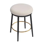 Okak 24.75 Tabourets de Bar Modernes Hauteur Comptoir avec Coussin en Éponge Lot de 2/4, Tabourets de Comptoir Modernes, Chaise d'Appoint pour Cuisine, Salle à Manger