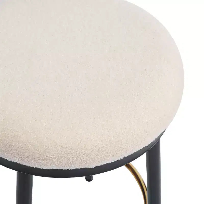 Okak 24.75 Tabourets de Bar Modernes Hauteur Comptoir avec Coussin en Éponge Lot de 2/4, Tabourets de Comptoir Modernes, Chaise d'Appoint pour Cuisine, Salle à Manger