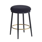 Okak 24.75 Tabourets de Bar Modernes Hauteur Comptoir avec Coussin en Éponge Lot de 2/4, Tabourets de Comptoir Modernes, Chaise d'Appoint pour Cuisine, Salle à Manger