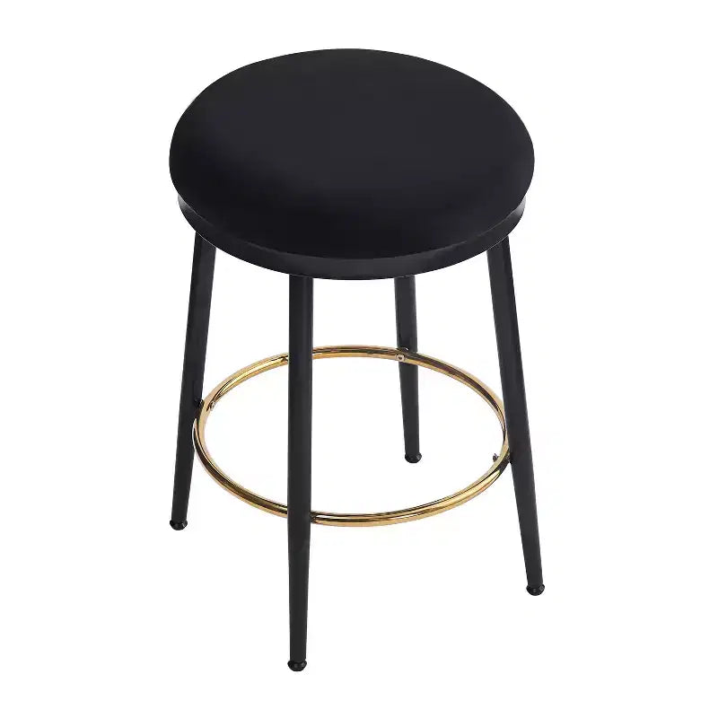 Okak 24.75 Tabourets de Bar Modernes Hauteur Comptoir avec Coussin en Éponge Lot de 2/4, Tabourets de Comptoir Modernes, Chaise d'Appoint pour Cuisine, Salle à Manger