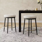 Okak 24.75 Modern Counter Height Bar Stools with Sponge Cushion Set of 2/4, Modern Counter Stools, Accent Chair for Kitchen, Dining Room