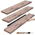 Sorbus 3 Pack 55 Inch Wall Mounted Floating Shelves - for Bathroom, Wall Decor for Bedroom, Kitchen, Living Room, Book Storage
