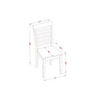 Ensemble de salle à manger rétro - Table à manger en bois avec chaises, 42-54L x 32W - Ensemble de table de style Renaissance