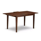 Ensemble de salle à manger chic 7 pièces - Table rectangulaire avec rallonge et 6 chaises de salle à manger - 81x152 cm