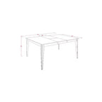 Ensemble de salle à manger avec table et chaises - Ensemble de cuisine confort classique