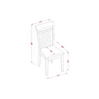 Ensemble de salle à manger avec table et chaises - Ensemble de cuisine confort classique