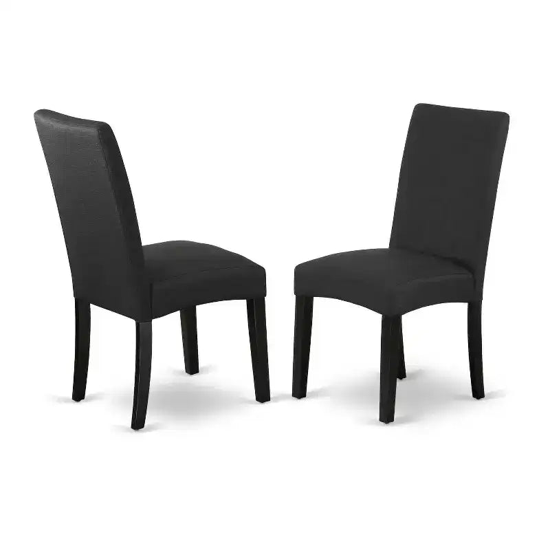 Ensemble table de salle à manger 7 pièces avec plateau en bois massif finition chêne naturel et 6 chaises avec