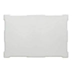 Table basse Royal Hampton de 53 pouces, pieds volutes traditionnels, or brossé, blanc