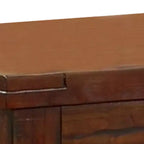 Guéridon Royal Hampton avec étagère inférieure ouverte, couleur cerise foncée