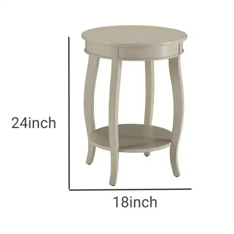 Table d'appoint Royal Hampton, blanc antique
