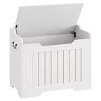 Coffre de rangement, Banc de rangement en bois avec charnière de sécurité, Coffre à couvertures avec couvercle à charnière, Supporte 159 kg, pour entrée, salon, chambre à coucher