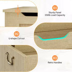 Coffre de rangement, Banc de rangement en bois avec charnière de sécurité, Coffre à couvertures avec couvercle à charnière, Supporte 159 kg, pour entrée, salon, chambre à coucher