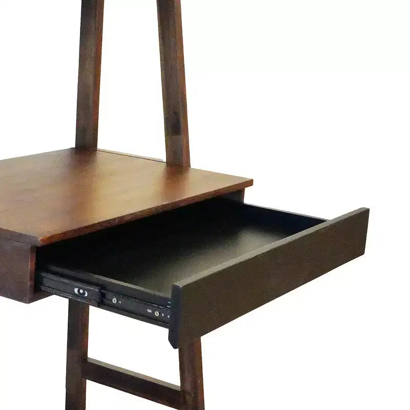 GDFStudio Lindsey Bureau échelle moderne de 68 po avec étagères