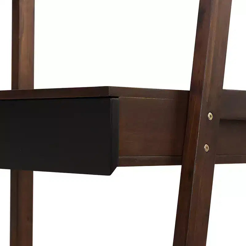 GDFStudio Lindsey Bureau échelle moderne de 68 po avec étagères