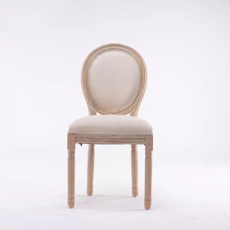 Lot de 2 chaises de salle à manger en bois avec dossier, chaises classiques sans accoudoirs rembourrées pour cuisine ou salle à manger-Panipeachy