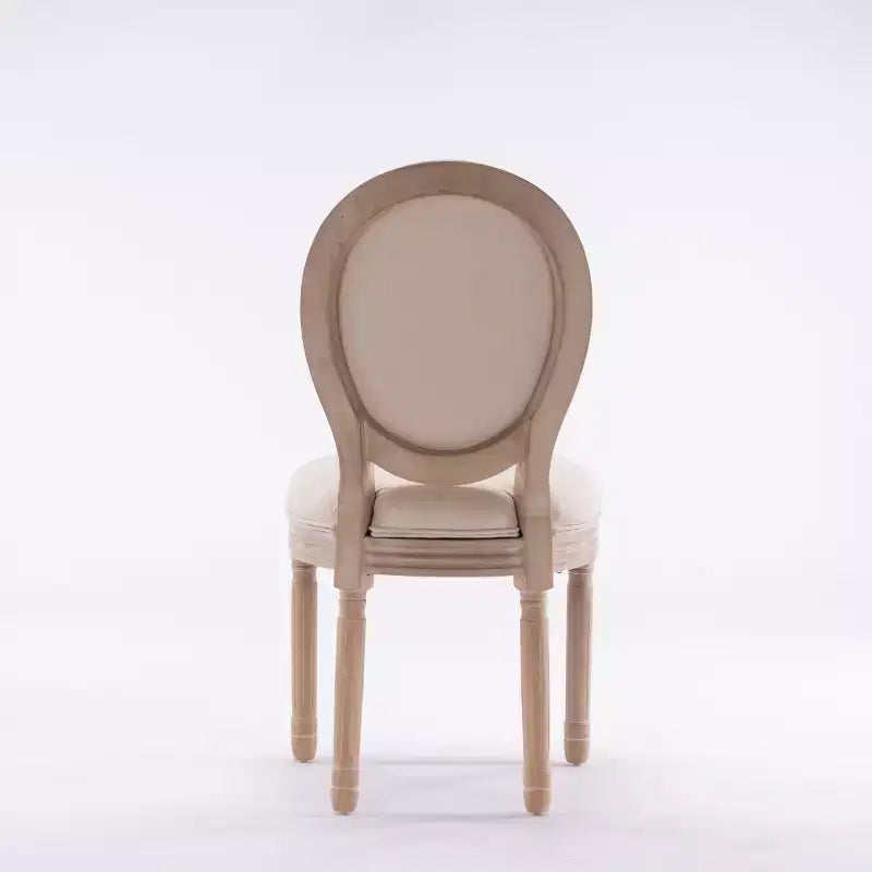 Lot de 2 chaises de salle à manger en bois avec dossier, chaises classiques sans accoudoirs rembourrées pour cuisine ou salle à manger-Panipeachy