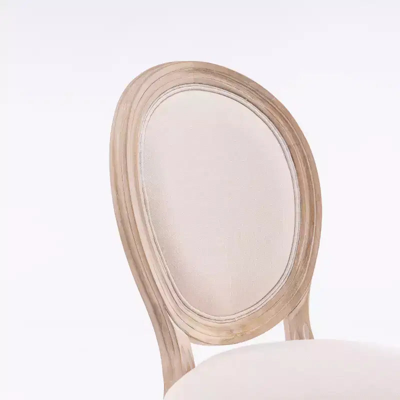 Lot de 2 chaises de salle à manger en bois avec dossier, chaises classiques sans accoudoirs rembourrées pour cuisine ou salle à manger-Panipeachy