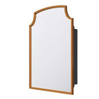 Armoire à pharmacie encadrée en métal 20x30 pouces - Armoire de salle de bain avec miroir et rangement, à fixer au mur ou encastrable, noir
