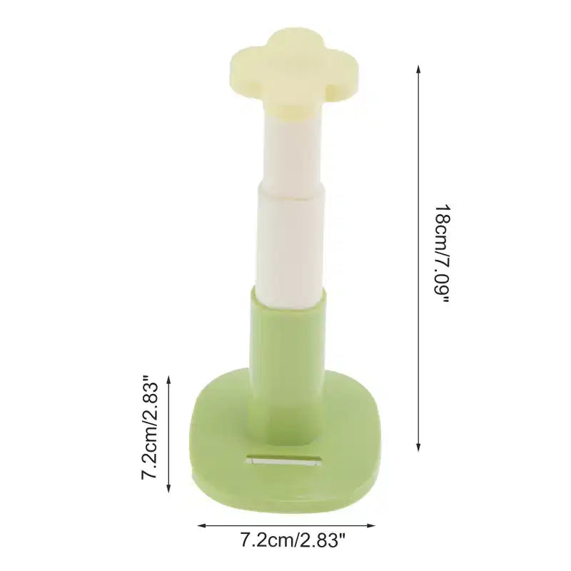 Unique Bargains Support de rangement adhésif durable télescopique à 3 sections pour bandeau floral, 1 pièce