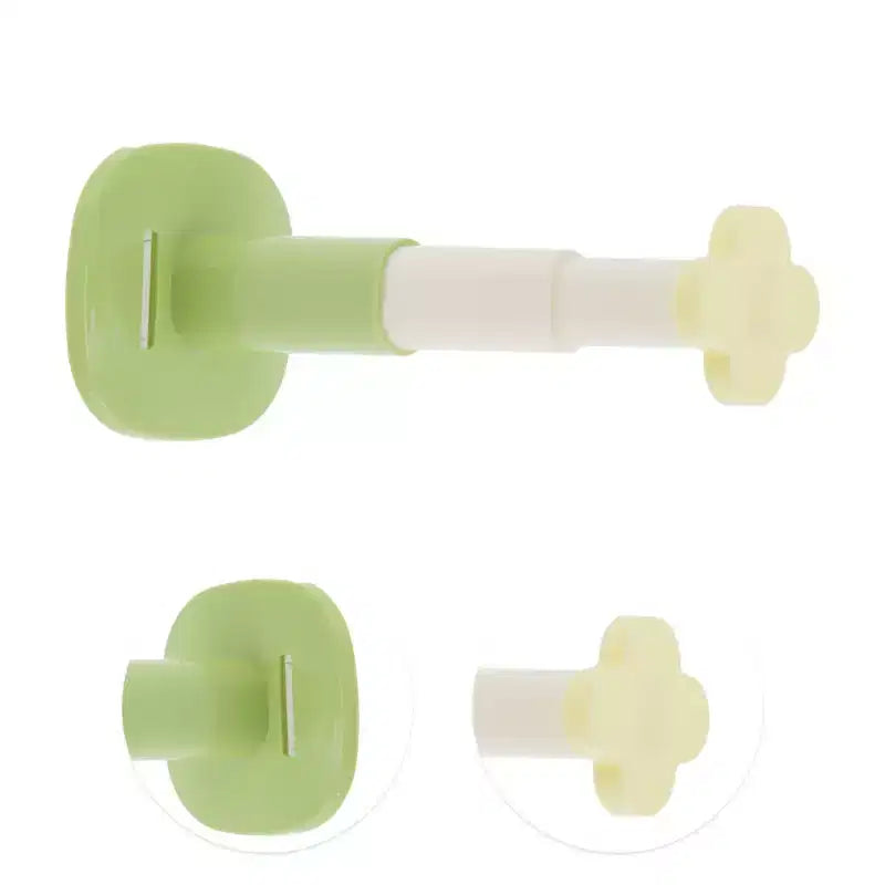 Unique Bargains Support de rangement adhésif durable télescopique à 3 sections pour bandeau floral, 1 pièce