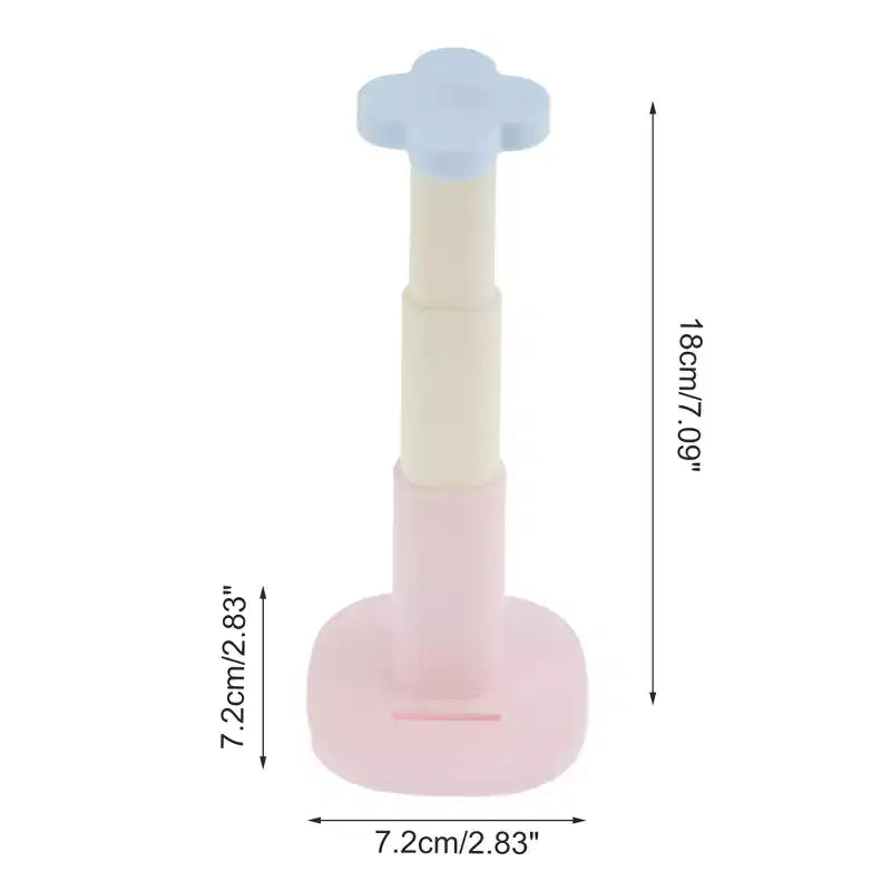 Unique Bargains Support de rangement adhésif durable télescopique à 3 sections pour bandeau floral, 1 pièce