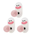 Serre-tête durable adhésif en forme de saucisse pour lèvres, organisateur, 3 pièces