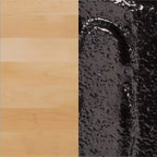Plateau de table commercial d'intérieur rond en bois massif Bennett de Flash Furniture avec piètement de table de bistrot décoratif en fonte résistant à la rouille de 22,75 x 22,75 po