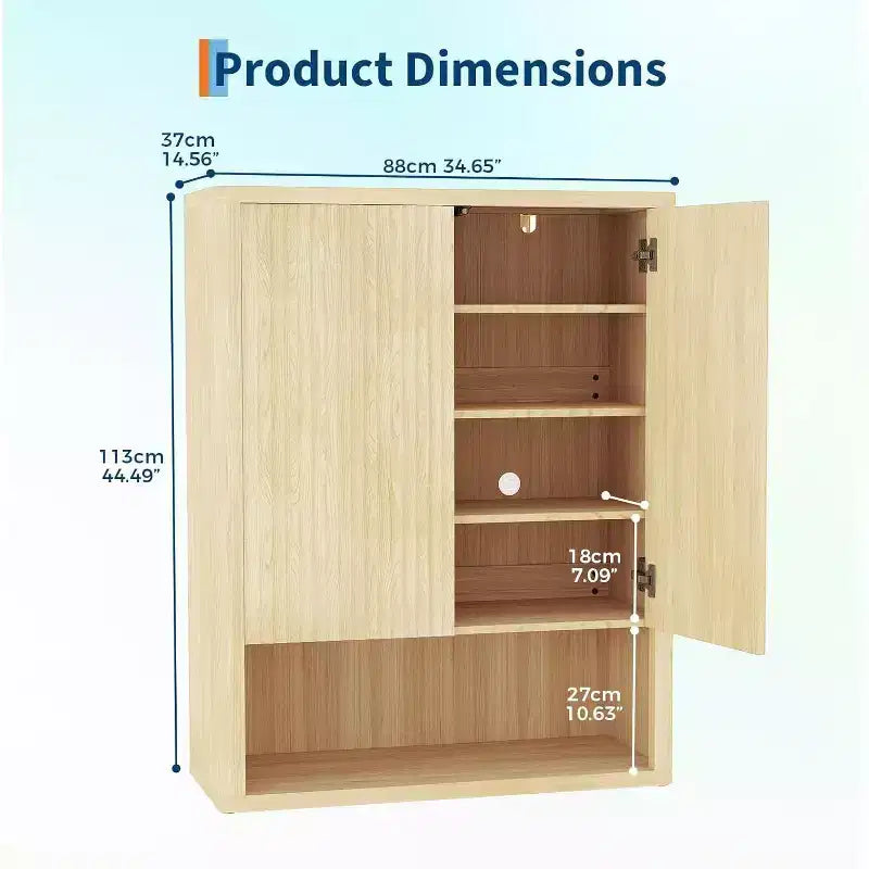 Meuble à chaussures cannelé pour entrée, 113 cm de haut, organisateur de chaussures à 5 niveaux avec étagères réglables et étagère ouverte, meuble à chaussures autoportant moderne