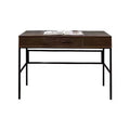 Royal Hampton Writing Desk with Lift Top Storage and USB Plugin, Brown