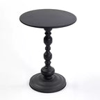 Table basse ronde vintage en métal Table d'appoint Canapé Chevet Petite accentuation d'espace