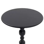 Table basse ronde vintage en métal Table d'appoint Canapé Chevet Petite accentuation d'espace