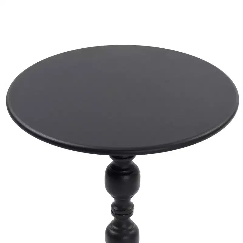 Table basse ronde vintage en métal Table d'appoint Canapé Chevet Petite accentuation d'espace