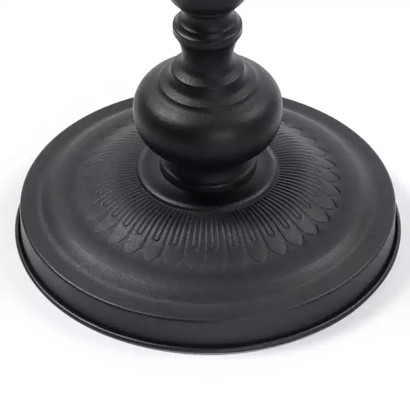 Table basse ronde vintage en métal Table d'appoint Canapé Chevet Petite accentuation d'espace