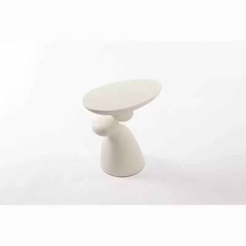 Table d'appoint en fibre de verre Lucky Stone, coin minimaliste, café, décoration, salon, chambre, chambre d'amis