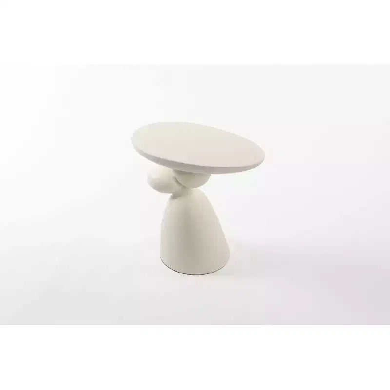 Table d'appoint en fibre de verre Lucky Stone, coin minimaliste, café, décoration, salon, chambre, chambre d'amis