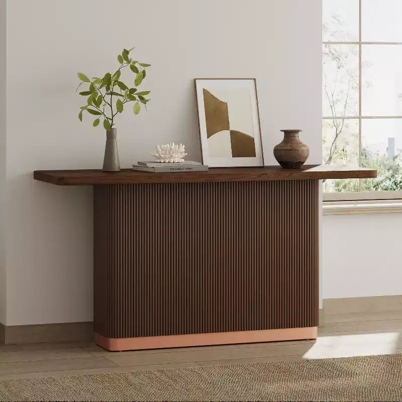 Console moderne Willa de Christopher Knight Home avec base cannelée