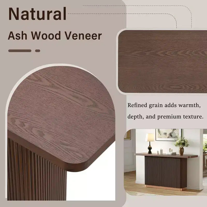 Console moderne Willa de Christopher Knight Home avec base cannelée
