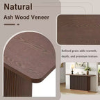 Console moderne Willa de Christopher Knight Home avec base cannelée